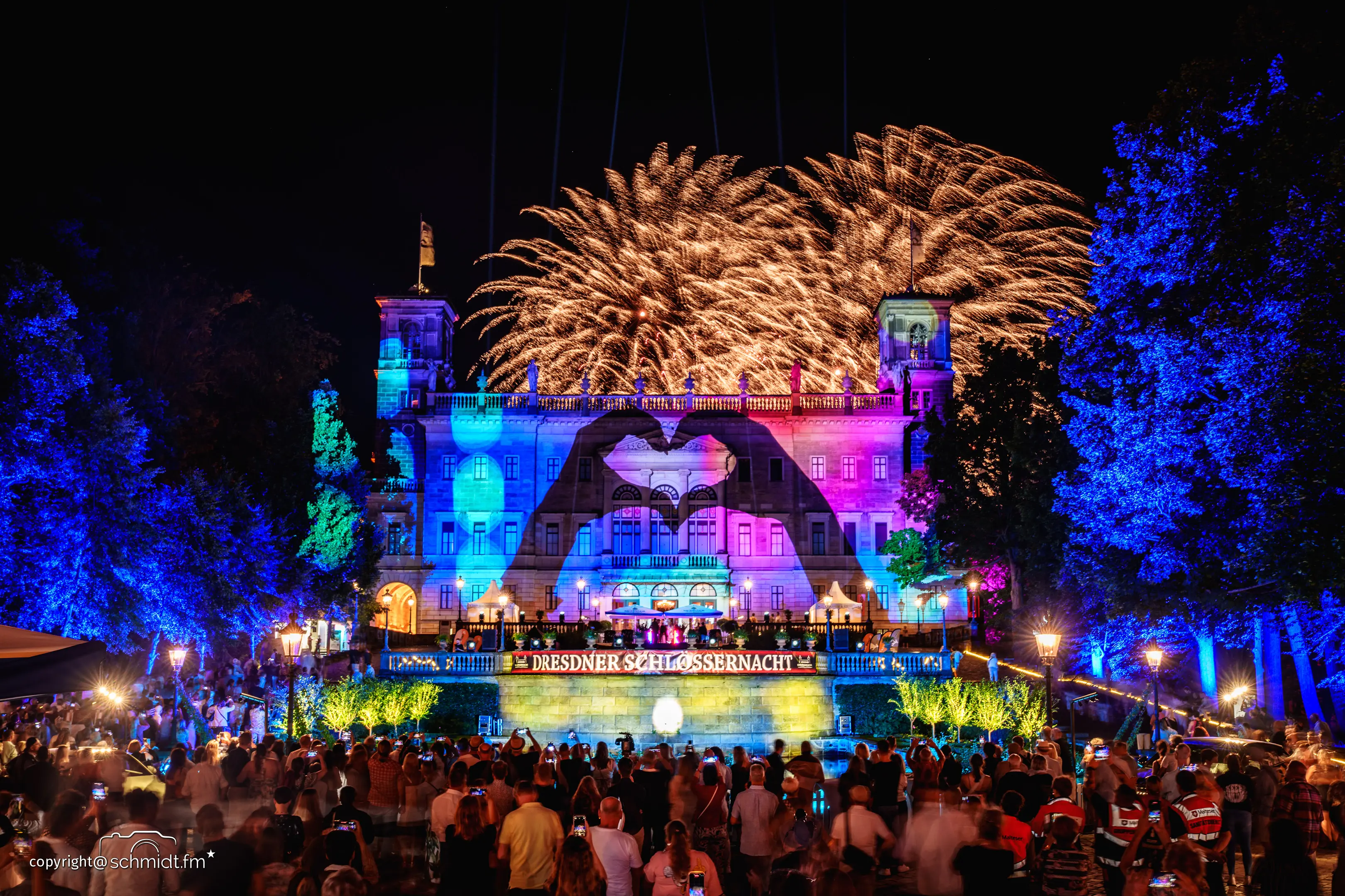 Dresdner Schlössernacht Feuerwerk